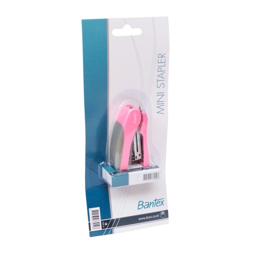 Bantex Mini Stapler (Including Staples no.10) Pink #9330 19