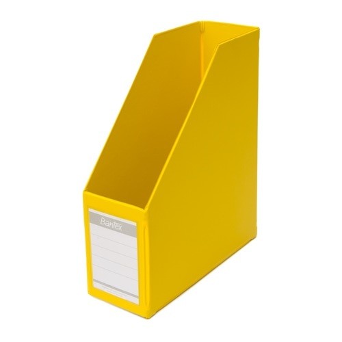 Bantex Magazine File (Box File) A4 10cm Lemon #4012 26