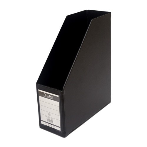 Bantex Magazine File (Box File) A4 10cm Black #4012 10