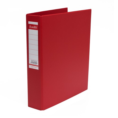 Bantex Ring Binder 3 Ring 40mm A4 Red #8342 09