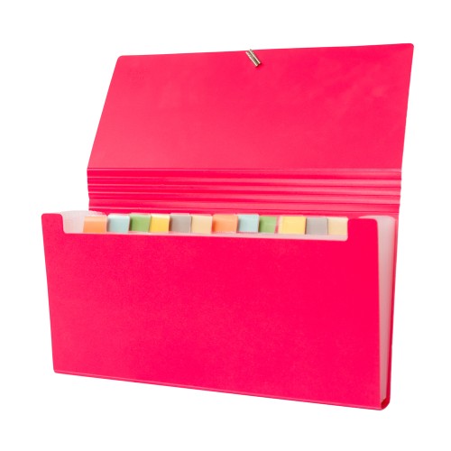 Bantex Expanding File Cheque (12 Pockets) Melon #8811 63