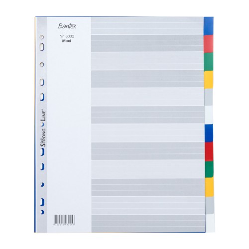 Bantex Maxi Divider A4 & Divider PP (12 pages) #6032 00