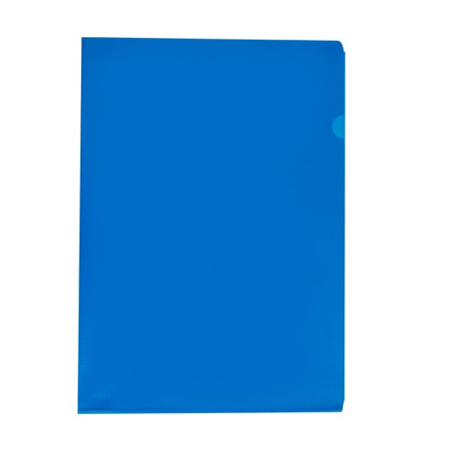 Bantex Folder Plastic Folio 0,11mm Non Skid Blue #2245 01