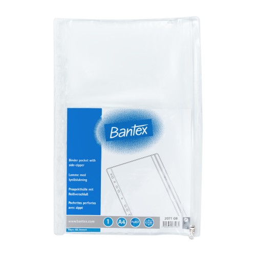 Bantex Zipper Pocket A4 #2071 08