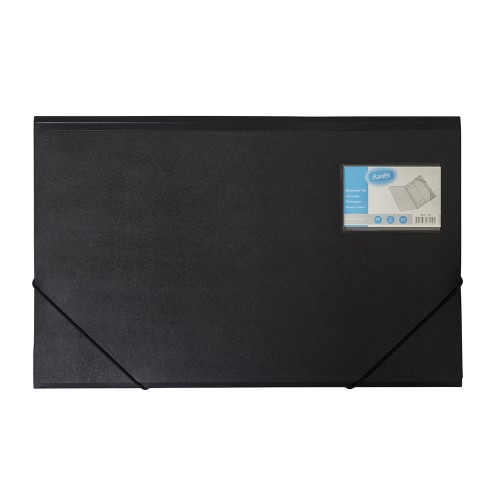 Bantex Document File Folio Black #3431 10