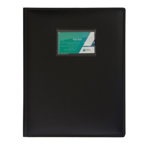 Bantex Exclusive Display Book A4 (24 Pockets) Black #8820 10