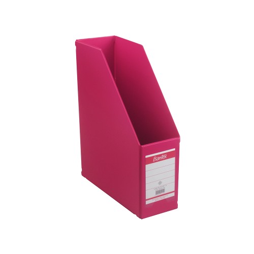 Bantex Magazine File (Box File) 10cm Folio Pink #4011 19