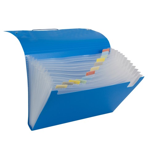 Bantex Expanding File A4 Cobalt Blue #3600 11