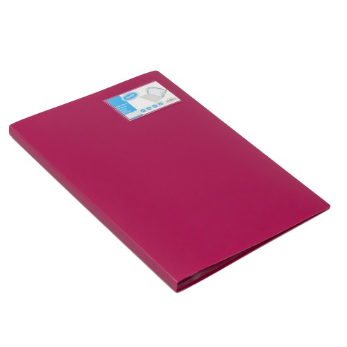 Bantex Display Book 20 Pockets Folio Grape #3183 61