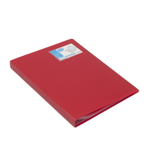 Bantex Display Book 40 Pockets A4 Red #3145 09