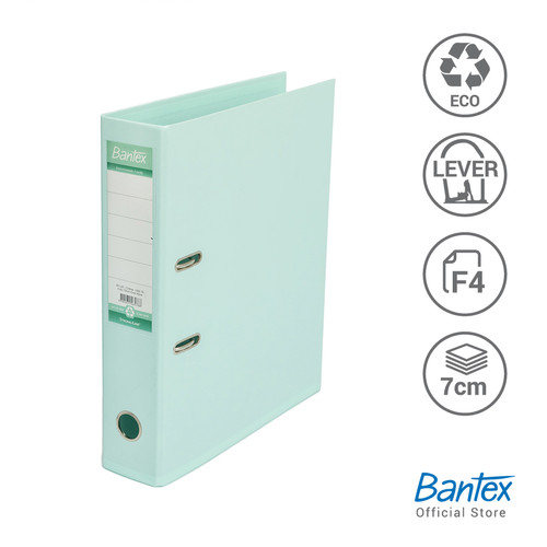 Bantex Lever Arch File Ordner Plastic Folio 7cm Cool Aqua #1465 76