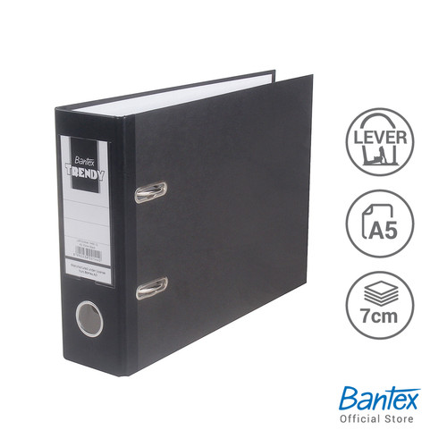 Bantex Lever Arch File Ordner Trendy A5 7cm Black #1448 10