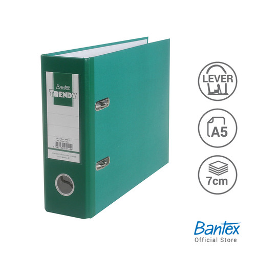 Bantex Lever Arch File Ordner Trendy A5 7cm Green #1448 04