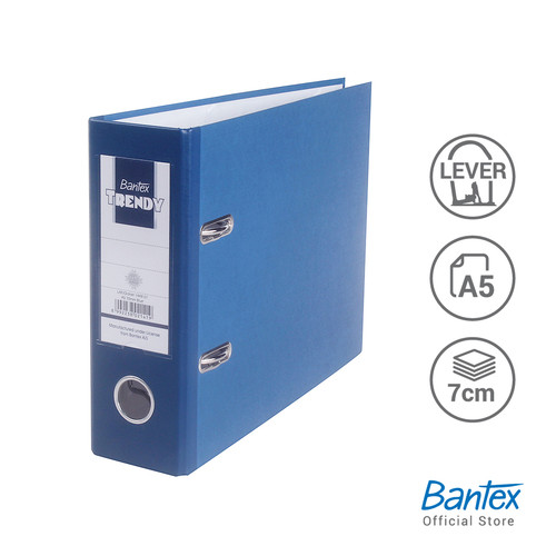 Bantex Lever Arch File Ordner Trendy A5 7cm Blue #1448 01