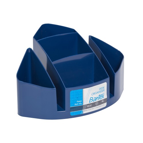 Bantex Desk Organizer Blue #9830 01