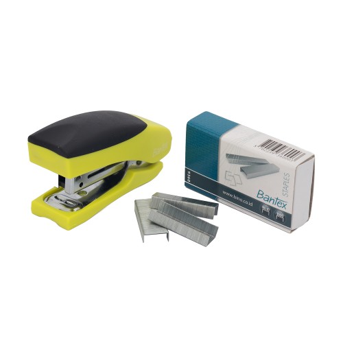 Bantex Mini Stapler (Including Staples no.10) Lime #9330 65