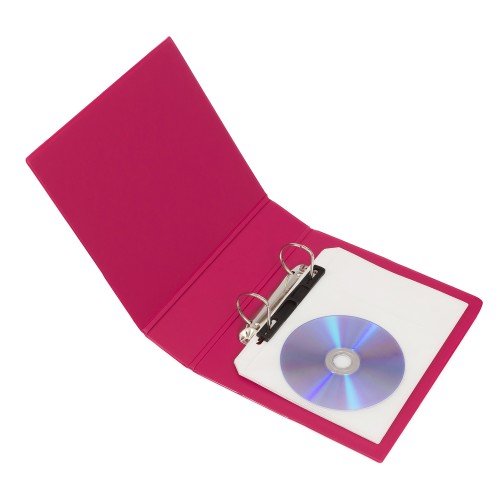 Bantex DVD Binder 2 Ring 40mm (Include 5 Pcs Pocket) Grape #8541 61