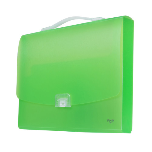 Bantex Portable Case With Handle Folio Grass Green #3611 15