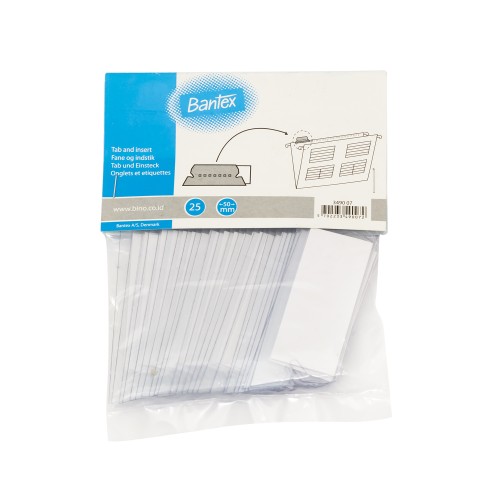 Bantex Tab For Suspension File (25 Pcs) #3490 07