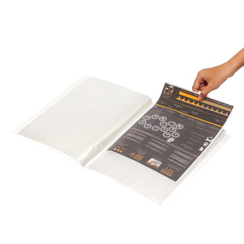 Bantex Display Book 10 Pockets A4 White #3140 07