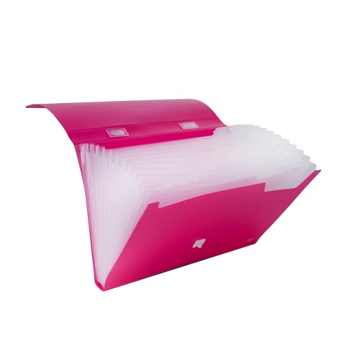 Bantex Expanding File With Handle Folio Pink #3603 19