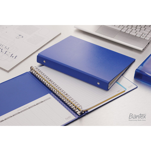 Bantex Multiring Binder 26 Ring 25mm B5 Cobalt Blue #1326 11