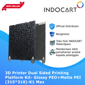 3D Printer Parts Dual Sided Printing Platform Kit Glossy PEO+Matte PEI K1 Max