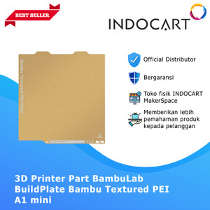 INDOCART 3D Printer BambuLab Build Plates Textured PEI Plate  A1 mini