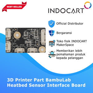 INDOCART 3D Printer Parts BambuLab Heatbed Sensor Interface Board