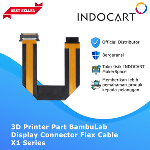 INDOCART 3D Printer BambuLab Display Connector Flex Cable X1 Series