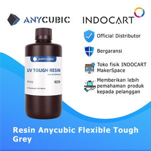 INDOCART Tinta Resin 3D Printer Anycubic Flexible Tough Resin-Grey