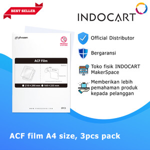 INDOCART ACF Film 3D Printer Resin for Phrozen Size A4  3pcs/pack