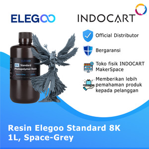 INDOCART Tinta Resin 3D Printer Elegoo Standard 8K Space Grey-1kg