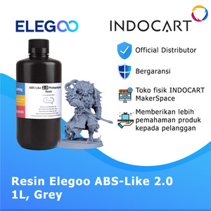 INDOCART Tinta Resin 3D Printer Elegoo ABS Like 2.0 resin Grey-1kg