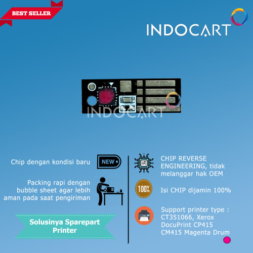 Chip CT351066-Xerox DocuPrint CP415 CM415 Drum 60K
