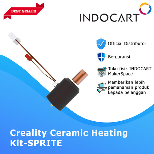 INDOCART 3D Printer Creality Parts Ceramic Heating Kit-Sprite Extruder