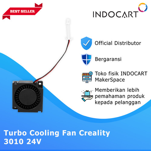 INDOCART Silent Turbo Cooling Fan 3D Printer Creality 3010 24V