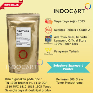 Serbuk Toner Jepang-TN-1000 1080 2356 3428-HL 1110 1211 L2540-500g