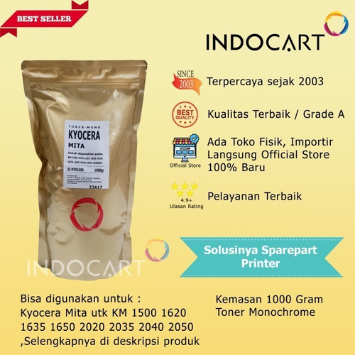 Serbuk Toner Compatible Kyocera Mita-KM 1500 1620 1635 1650 2020-1kg