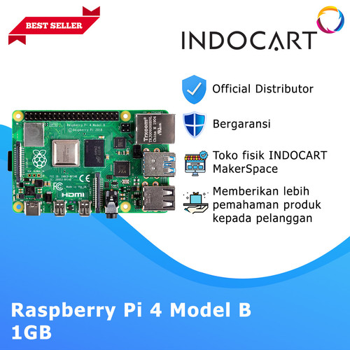 INDOCART Raspberry Pi4 Pi 4 Model B 1GB