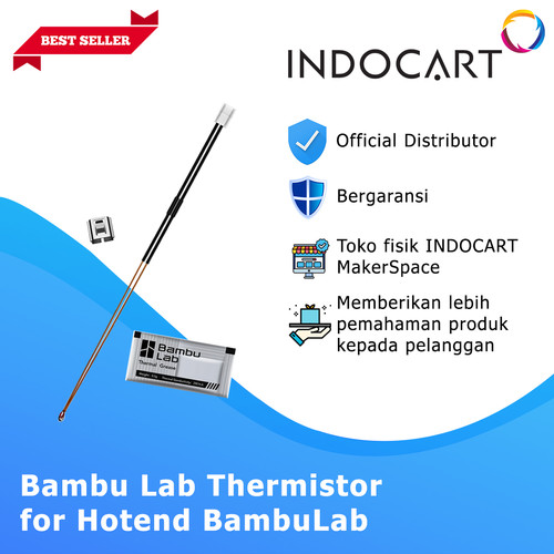 INDOCART 3D Printer Parts Bambu Lab Thermistor for Hotend BambuLab