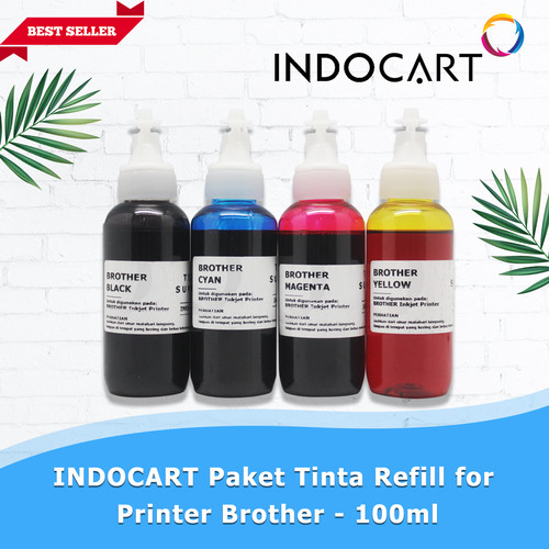 INDOCART Paket Tinta Refill utk Printer HP Brother Canon Epson-Small