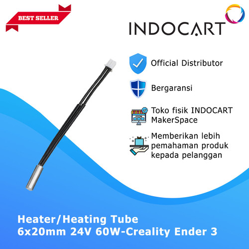 INDOCART Heating Tube 3D Printer Heater Creality Ender 3 24V 60W