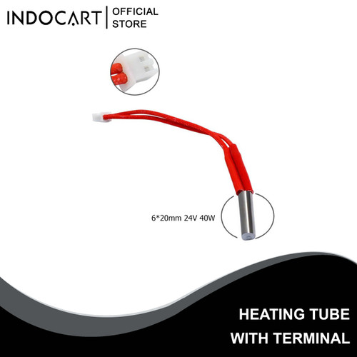 INDOCART Heating Tube 3D Printer Heater w/ terminal