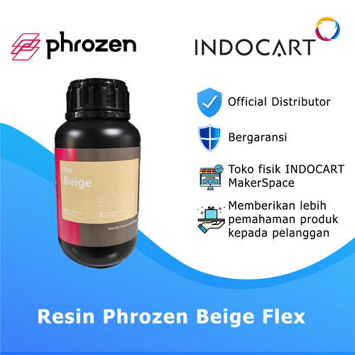 INDOCART Tinta Resin 3D printer Resin Phrozen Beige Flex