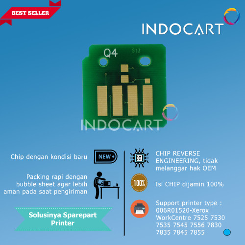 Chip 006R01518 006R01519 006R01520-Xerox WC7525 7530 7535 7545-CMY-15K