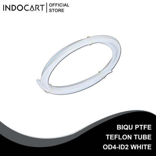 INDOCART Biqu Teflon tube PTFE 3D Printer OD4-ID2 White