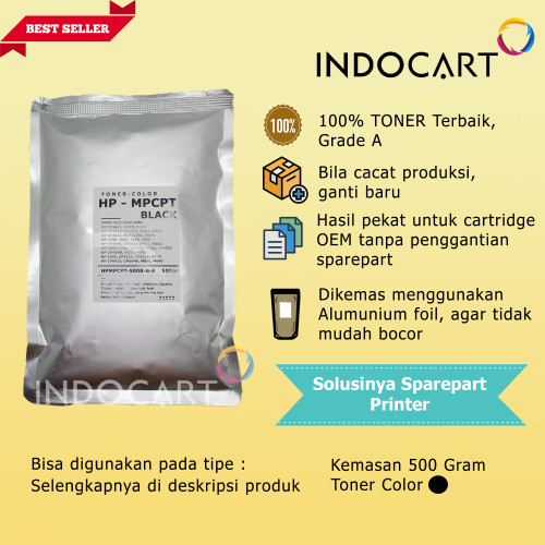 Serbuk Toner Warna MPCPT-826A 827A-HP M855 M880-500gr