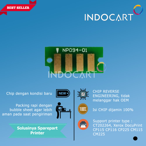 Chip CT202264-Xerox DocuPrint CP115 CP116 CP225 CM115 CM225