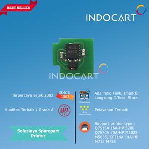 Chip Toner Universal U16 Q7516A 16A Q7570A 70A 14A-HP 5200 M5025 M712
